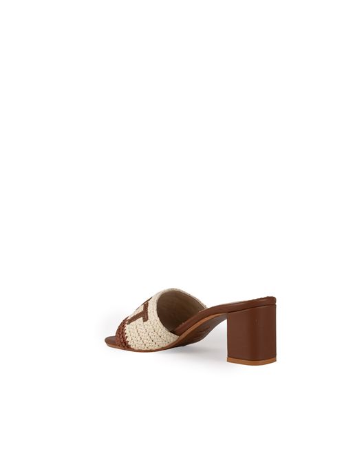 Sandali in rafia Saint Tropez DE SIENA | 81HL 25 SAINT TROPEZOFFWHITE TOBACCO